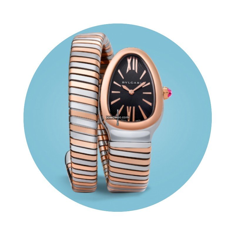 Bulgari Serpenti Tubogas Stahl Rosegold...