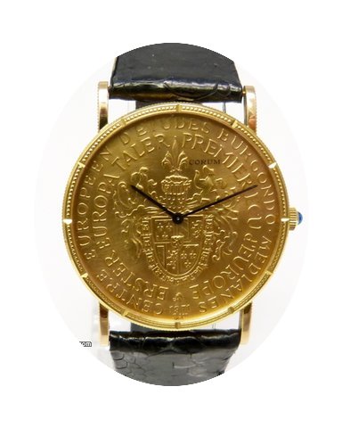 Corum Coin Watch Erster Europataler 1971...