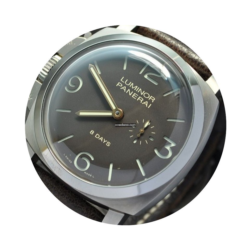 Panerai PAM00368 DESTRO 8 DAYS TITANIUM...