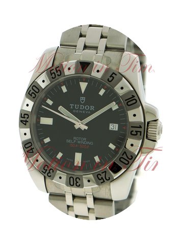 Tudor Rotor Sport, Black Dial - Stainles...