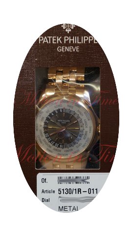 Patek Philippe World Time, Silver/Brown ...