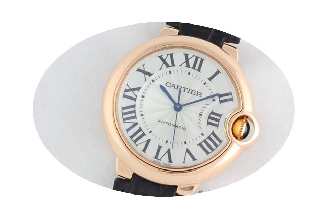 Cartier Ballon Bleu MM Automatik 18K Ros...