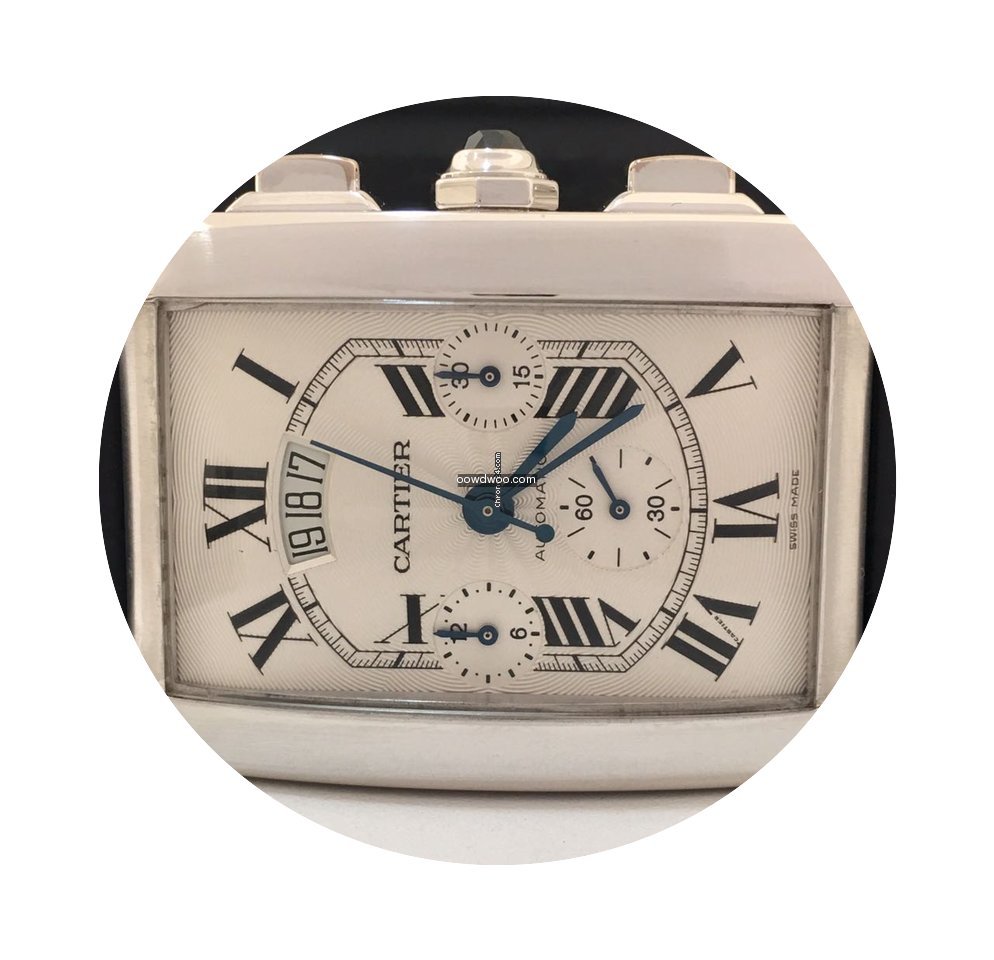 Cartier Tank Americaine Xxl Ouro Branco ...
