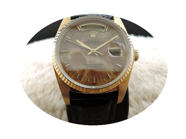 Rolex DAY-DATE 18038 UNPOLISHED 18K Gold...