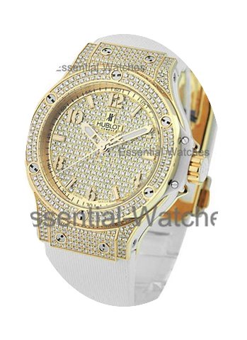 Hublot Big Bang 38mm Full Pave Diamonds...