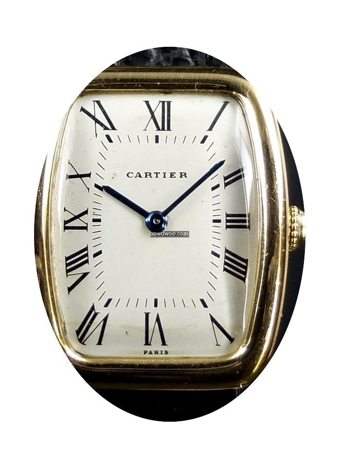 Cartier Tonneau Mécanique Or Jaune...