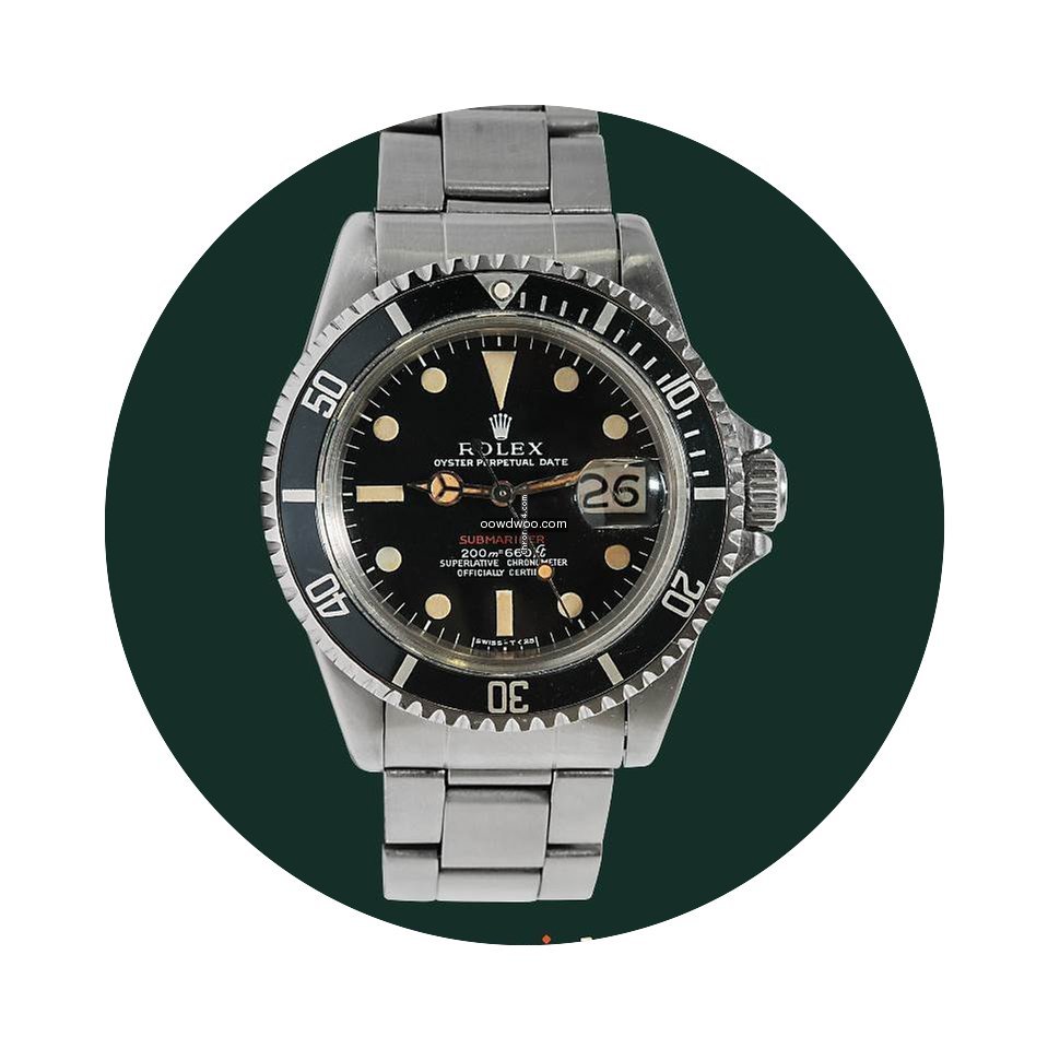 Rolex Submariner 1680 red writing, MK1, ...