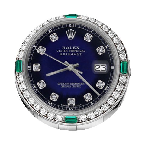 Rolex 36mm Datejust Blue Vignette Color ...