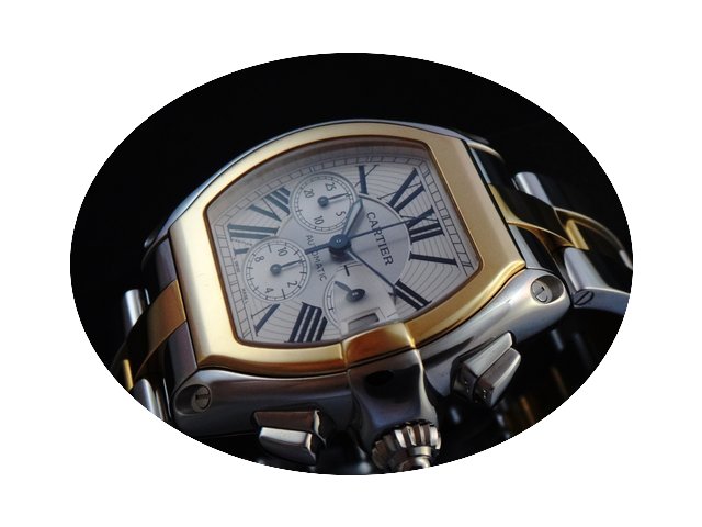 Cartier Roadster Chronograph Steel &...