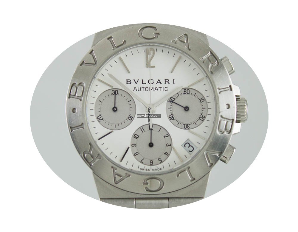 Bulgari Sport Chrono 36 mm Steel Full Se...