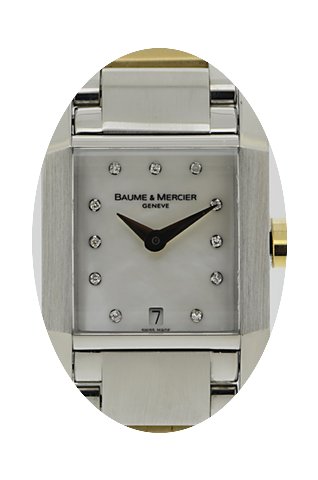 Baume & Mercier Hampton Lady Stahl/G...