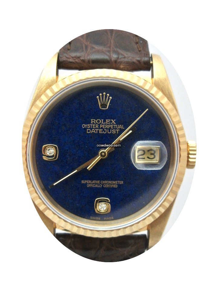 Rolex Datejust 16238 original Lapislazzu...