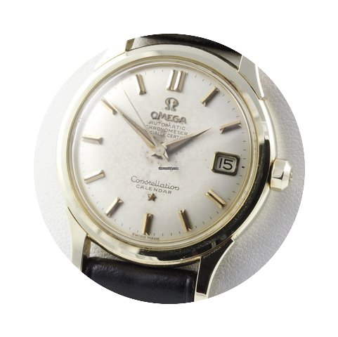 Omega Constellation 585 Gold Herrenuhr...