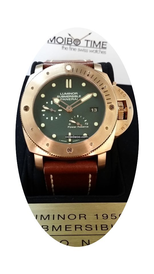 Panerai PAM507 Luminor Submersible Bronz...