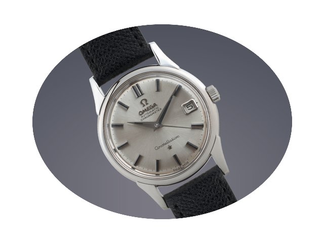 Omega Constellation watch stainless stee...