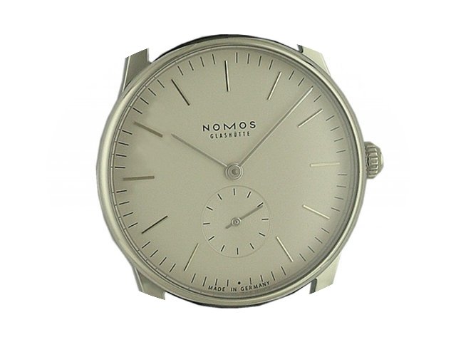 Nomos Glashütte Orion Weiß Stahl Handa...
