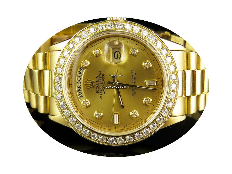 Rolex 18K Mens Yellow Gold Rolex Preside...