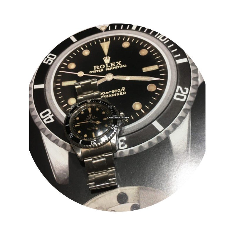 Rolex Submariner 5513 scritte Oro...