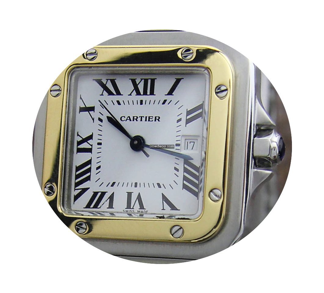 Cartier Santos Galbee Automatic 18k Ss 4...