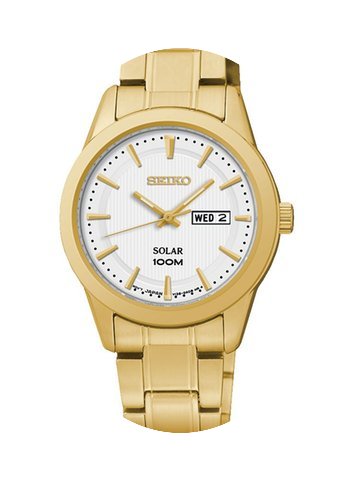 Seiko Damenuhr SUT164P1 Solar 100M 28mm...