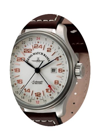 Zeno-Watch Basel OS Retro 24 Hours   GMT...
