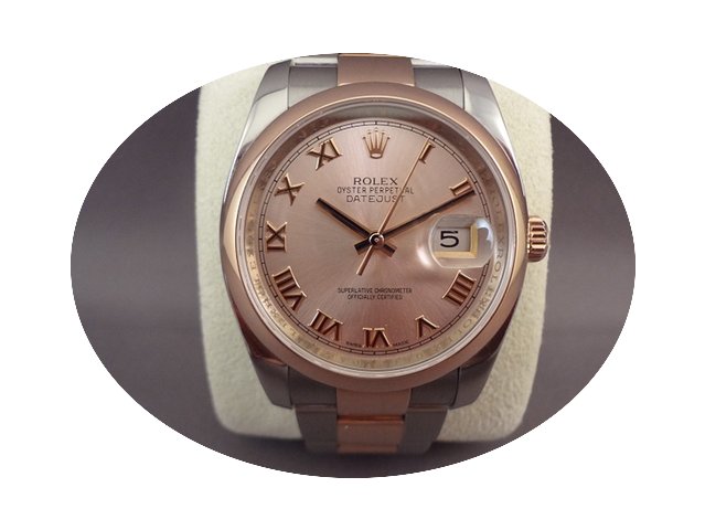 Rolex Datejust steel/pink gold 116201 / ...