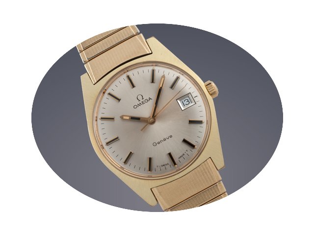 Omega Geneve gold plated manual on Omega...