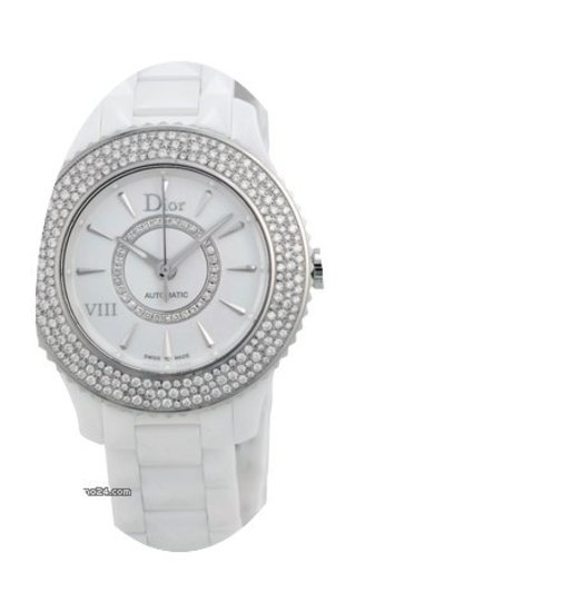 Dior VIII Automatic Diamond White Cerami...