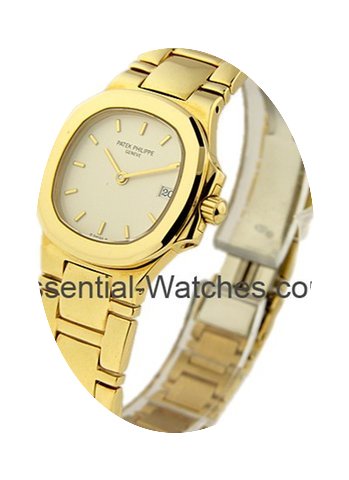 Patek Philippe Ladys Yellow Gold Nautilu...
