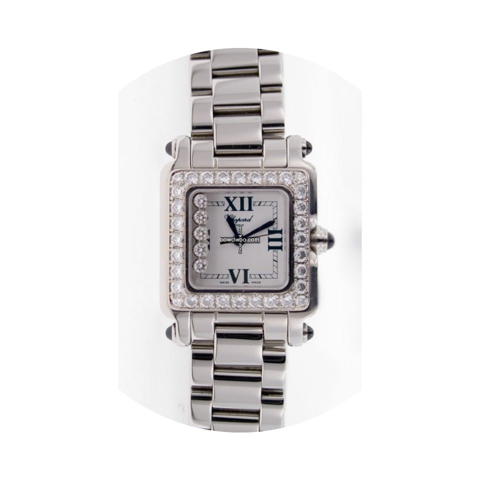 Chopard Happy Sport Mini Ladies White Ro...