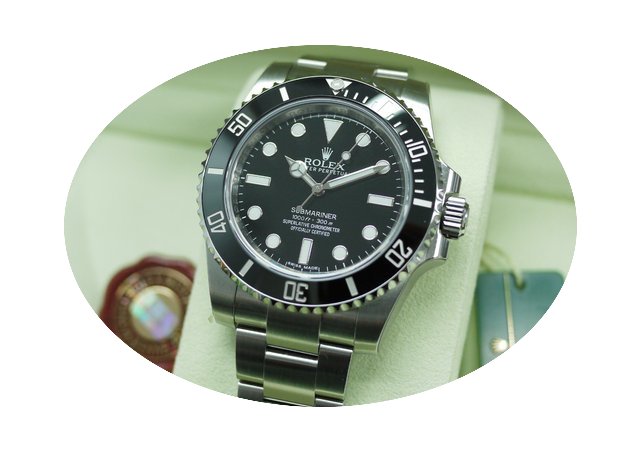 Rolex 114060 Black Submariner No Date Ce...