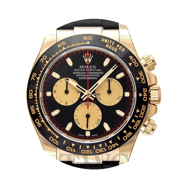 Rolex Daytona Black 18k Yellow Gold 40mm...