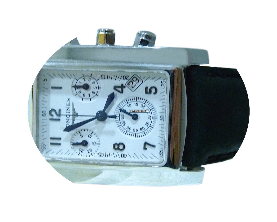 Longines Dolce Vita Chronograph 18K Whit...