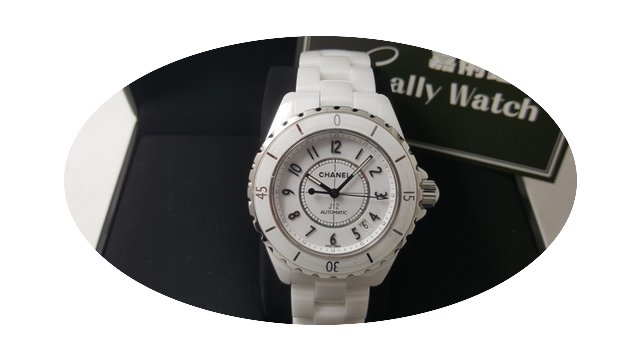 Chanel H0970 White Ceramic Automatic...
