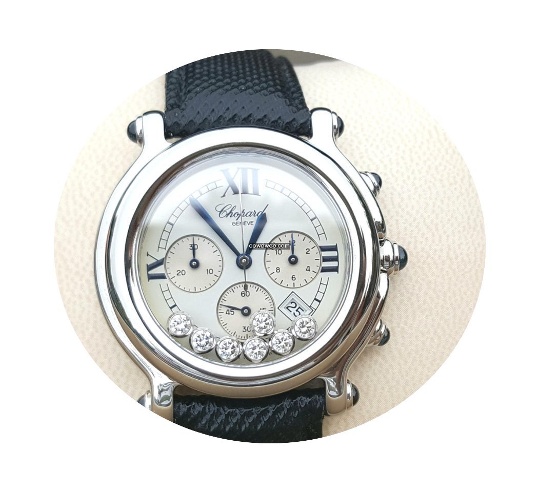 Chopard Chronograph Happy Sport Diamond ...