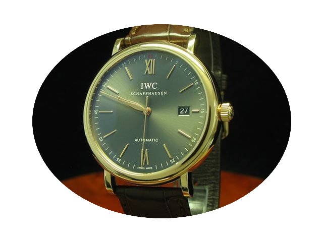 IWC Portofino 18kt 750 Rotgold Gold Auto...
