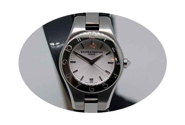 Baume & Mercier linea steel ladies w...