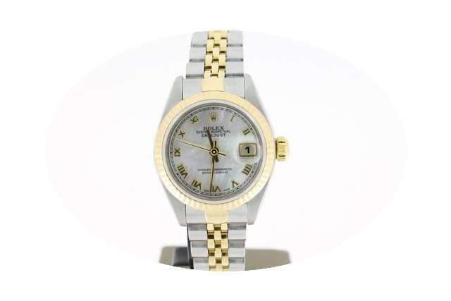 Rolex Datejust 26mm Steel/Gold M.O.P Dia...