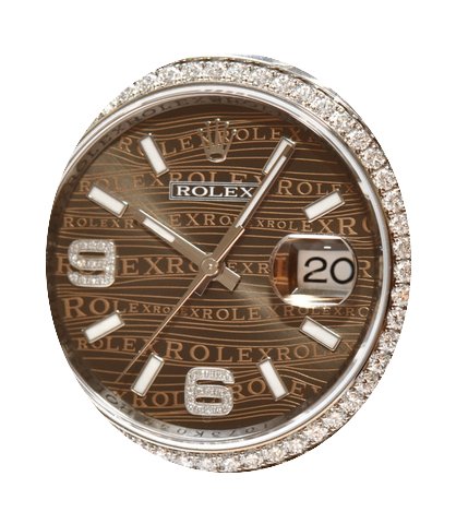 Rolex Datejust Stahl Brillanten 116244 P...