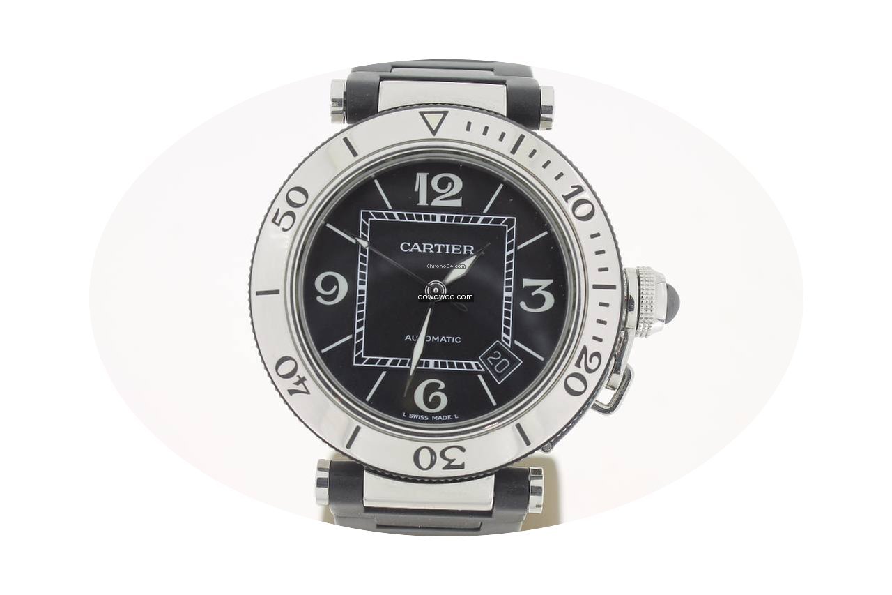 Cartier Pasha Seatimer 40mm steel/Rubber...