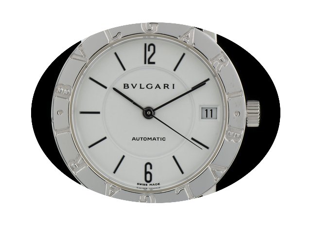 Bulgari Bvlgari 18k W/G White Dial Auto ...