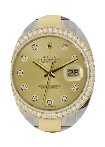Rolex Datejust 36 116243-GLDDDO Champagn...