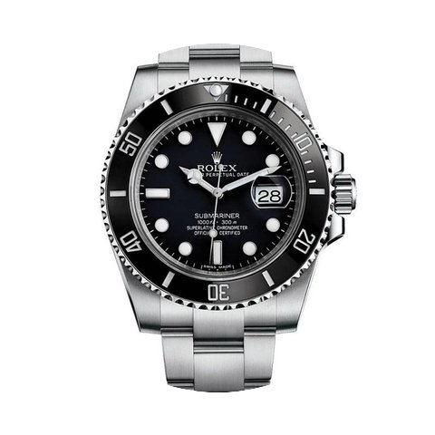 Rolex Submariner Mens Stainless Steel Bl...
