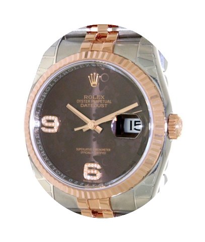 Rolex Datejust Classic 116234 Rose Gold ...