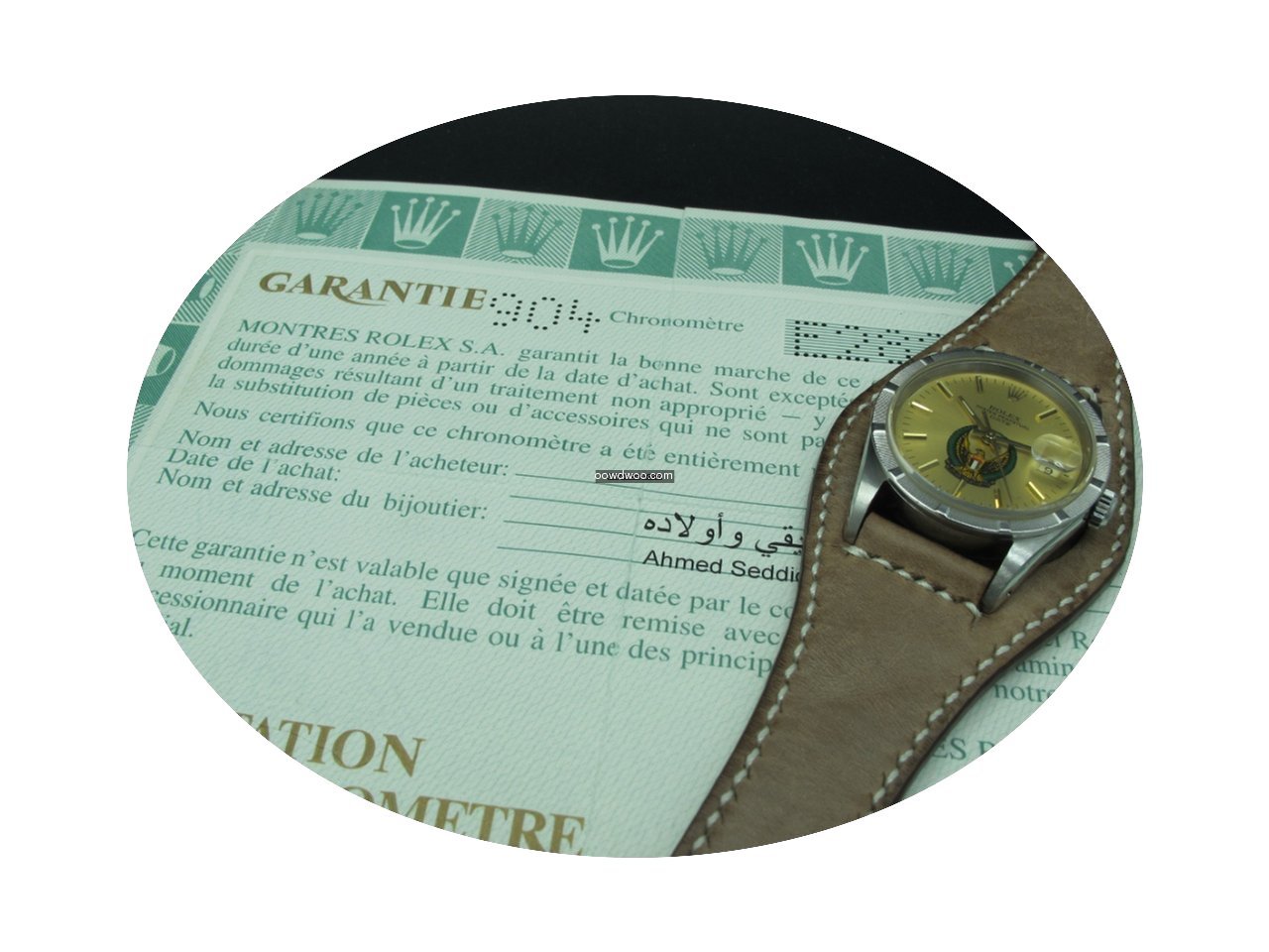 Rolex DATE 15210 Original UAE Eagle Cres...