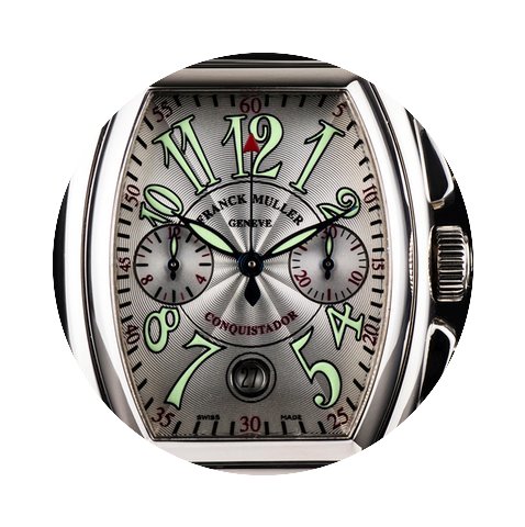 Franck Muller 18k White Gold Conquistado...