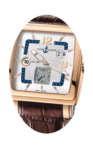 Ulysse Nardin Quadrato Dual Time Mens Wa...
