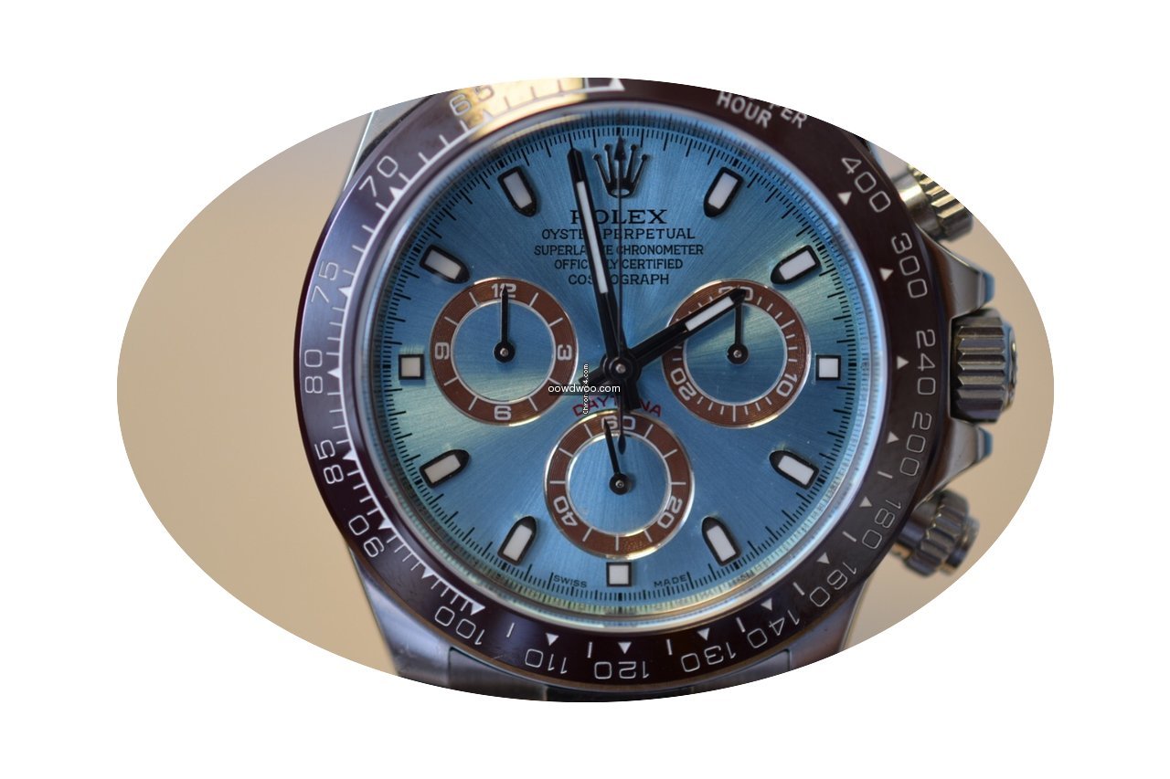 Rolex Daytona Steel Ceramic Bezel Platin...