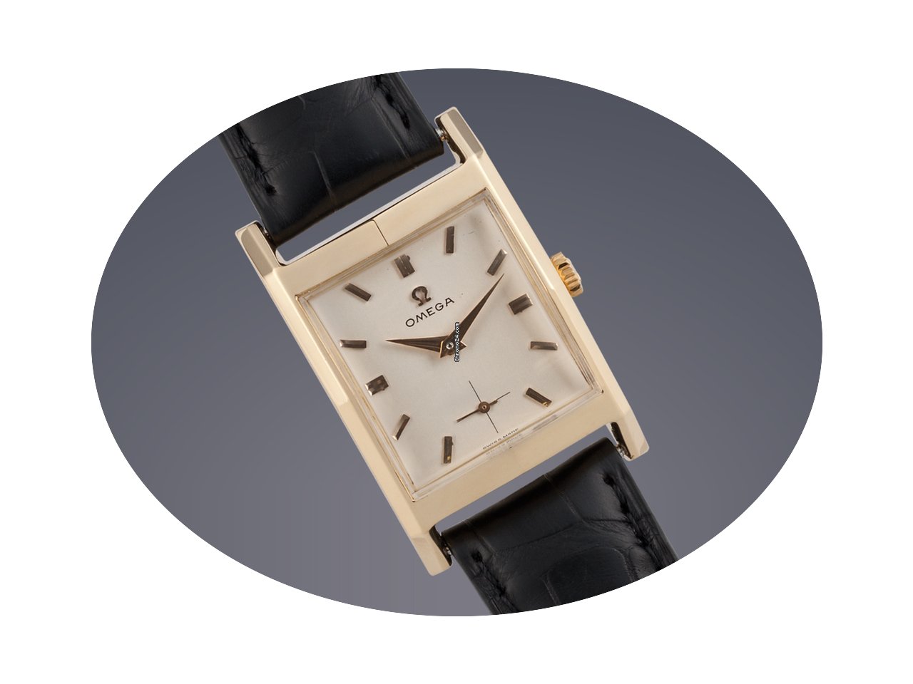 Omega Art Deco 18ct yellow gold manual w...