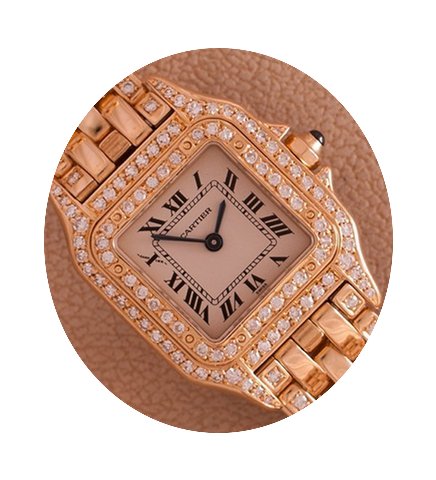 Cartier Panthere PM diamonds...